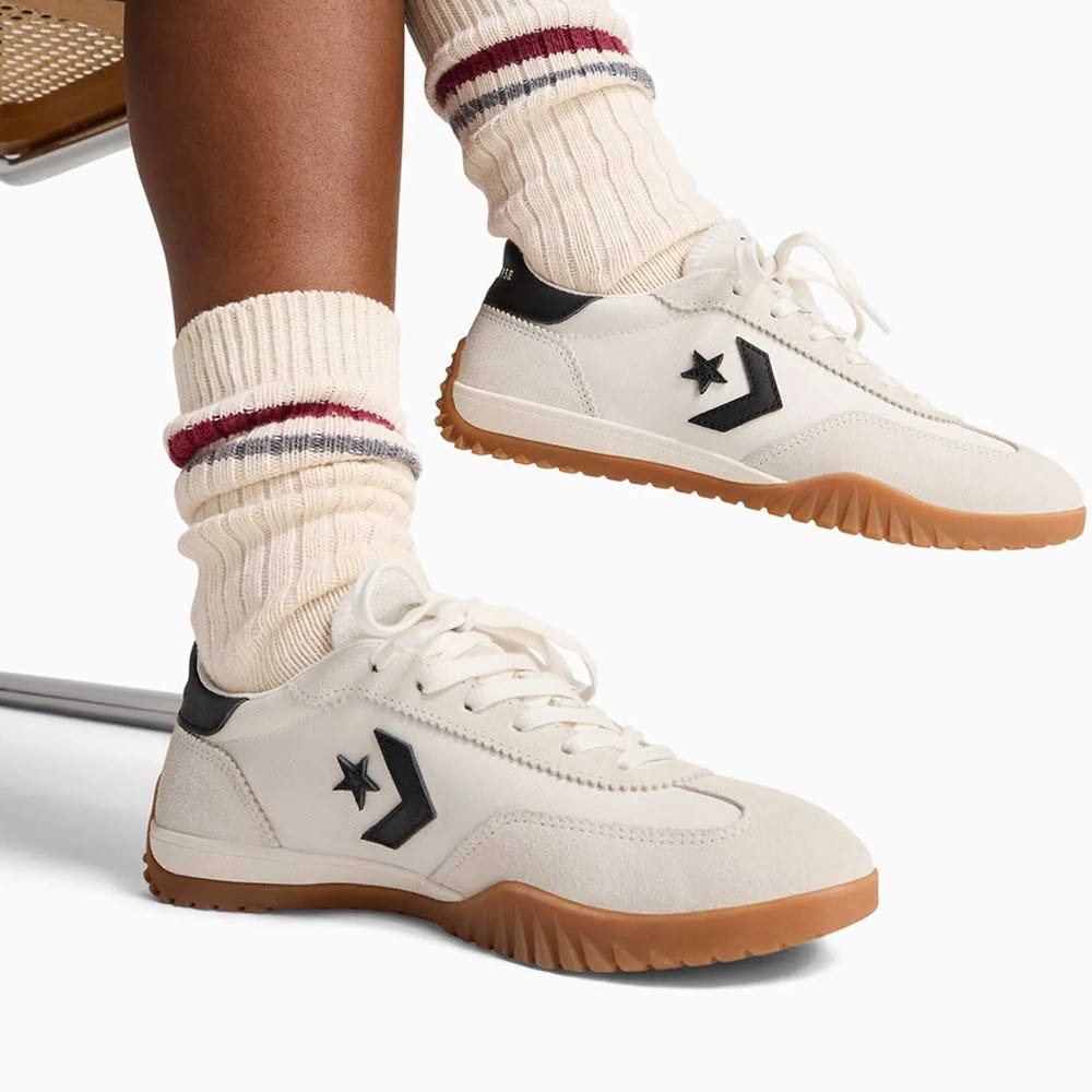 Tenis Converse Run Star Trainer Mujer Color Blanco/Negro