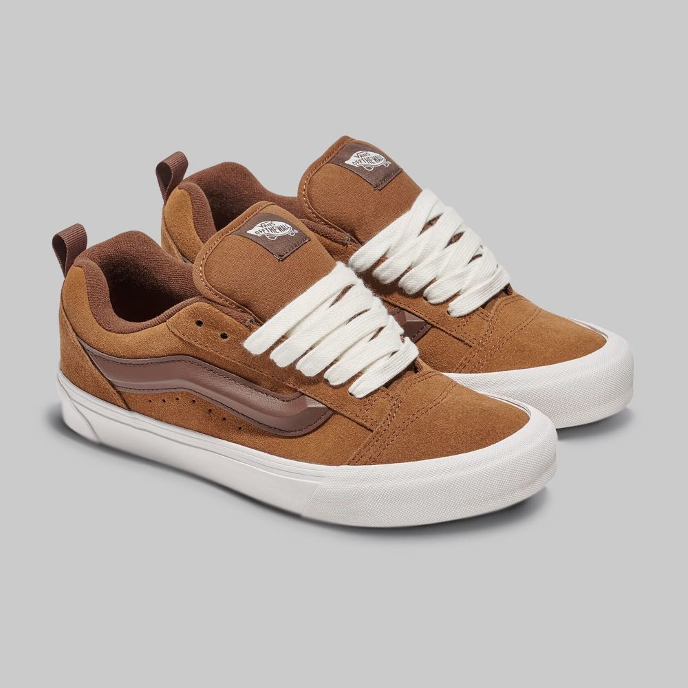 Vans Blancos Tenis Vans Suela Cafe Tenis Vans Knu Skool