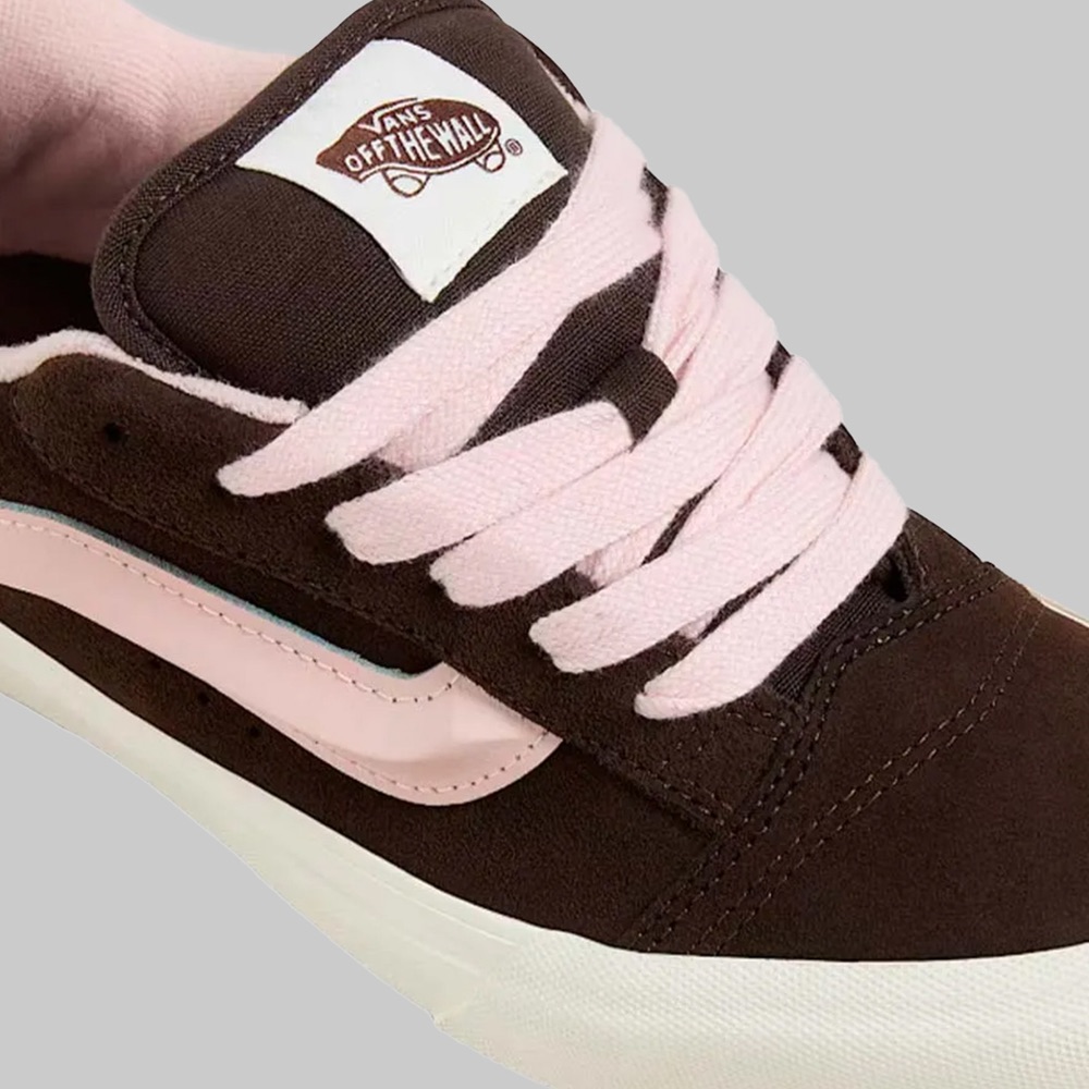 Tenis Vans Knu Skool Mujer Color Cafe/Rosa