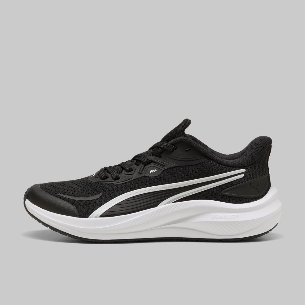 Tenis Puma Skyrocket Joven Color Negro/Blanco
