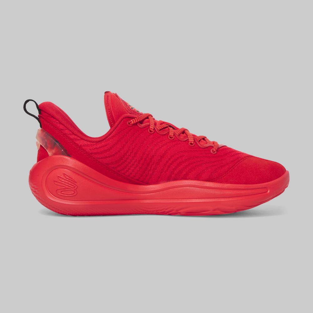 Tenis Under Armour Curry 12 Hombre Color Rojo/Rojo
