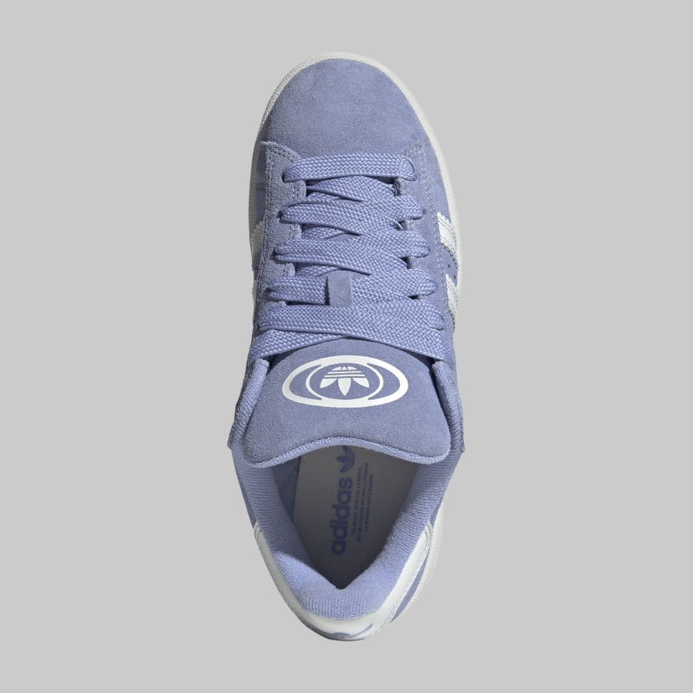 adidas gazelle silver green womens N373O Adidas Campus Gamuza Azul Blanco– INEEDTENIS main image 1