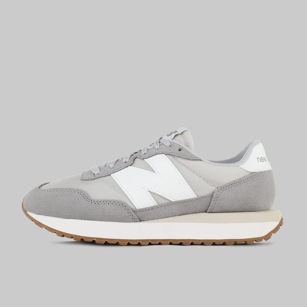 Tenis New Balance 237 Mujer Color Gris/Blanco