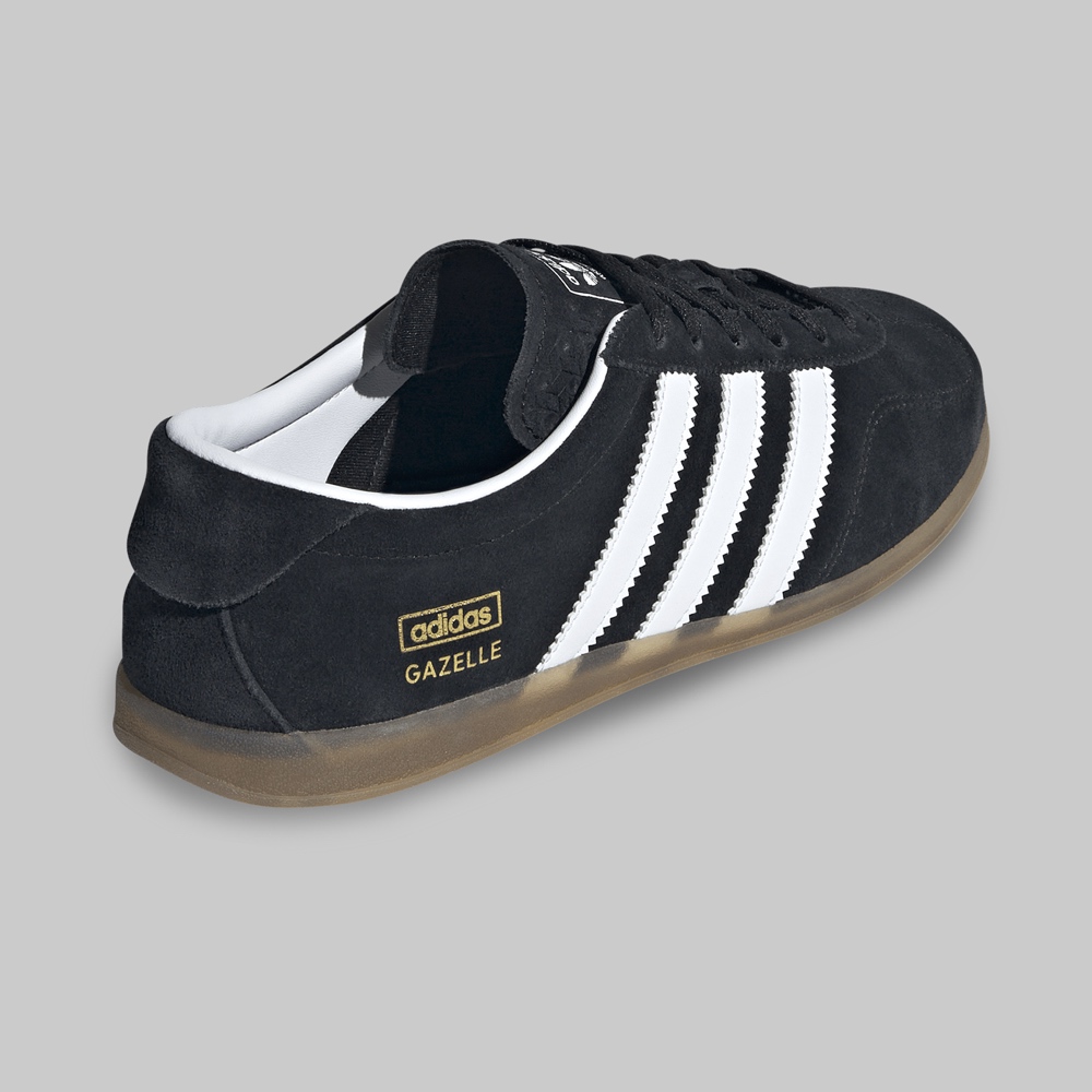 Tenis adidas Gazelle Lo Pro Mujer Color Negro/Blanco