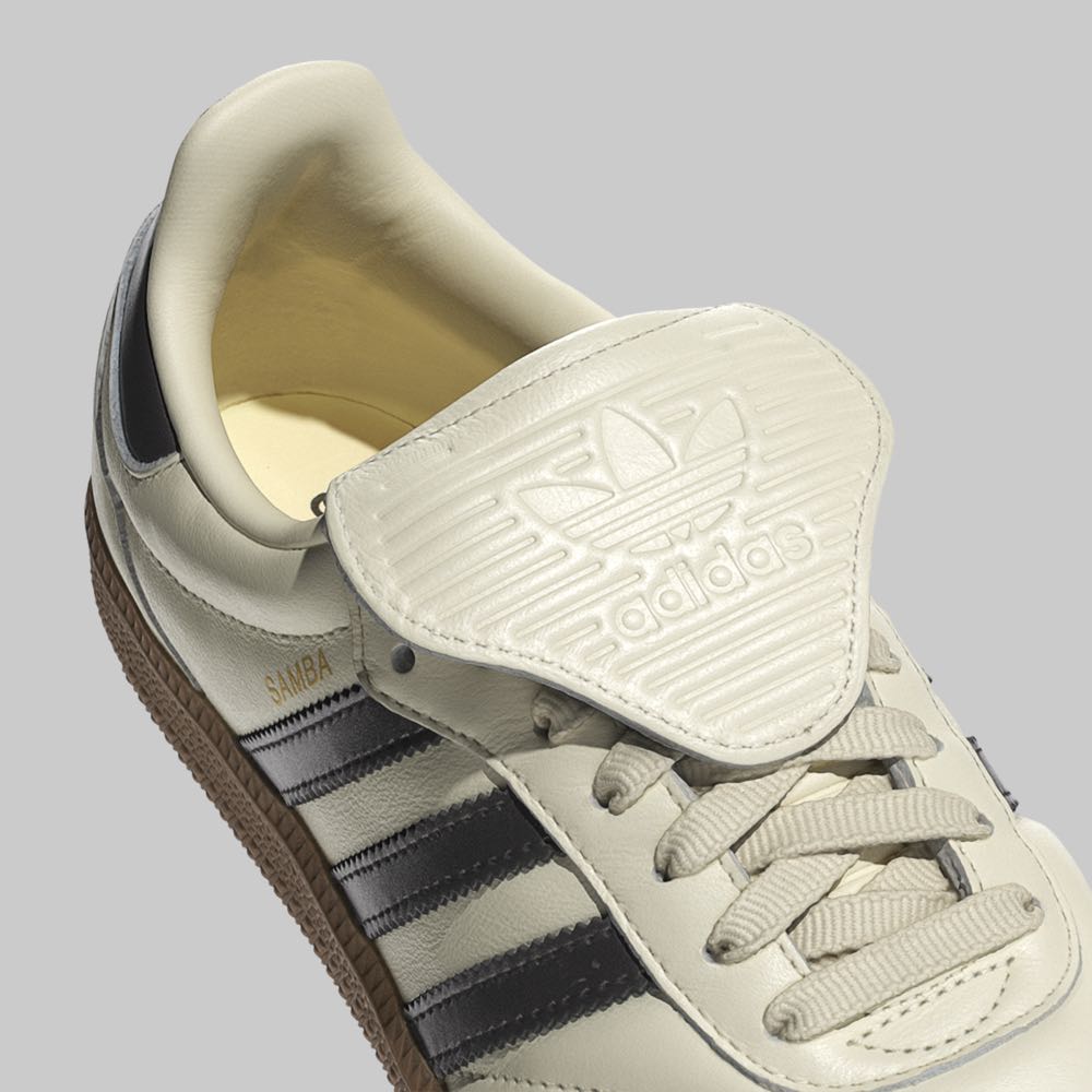 Tenis adidas Samba Long Tongue Mujer Color Blanco/Negro