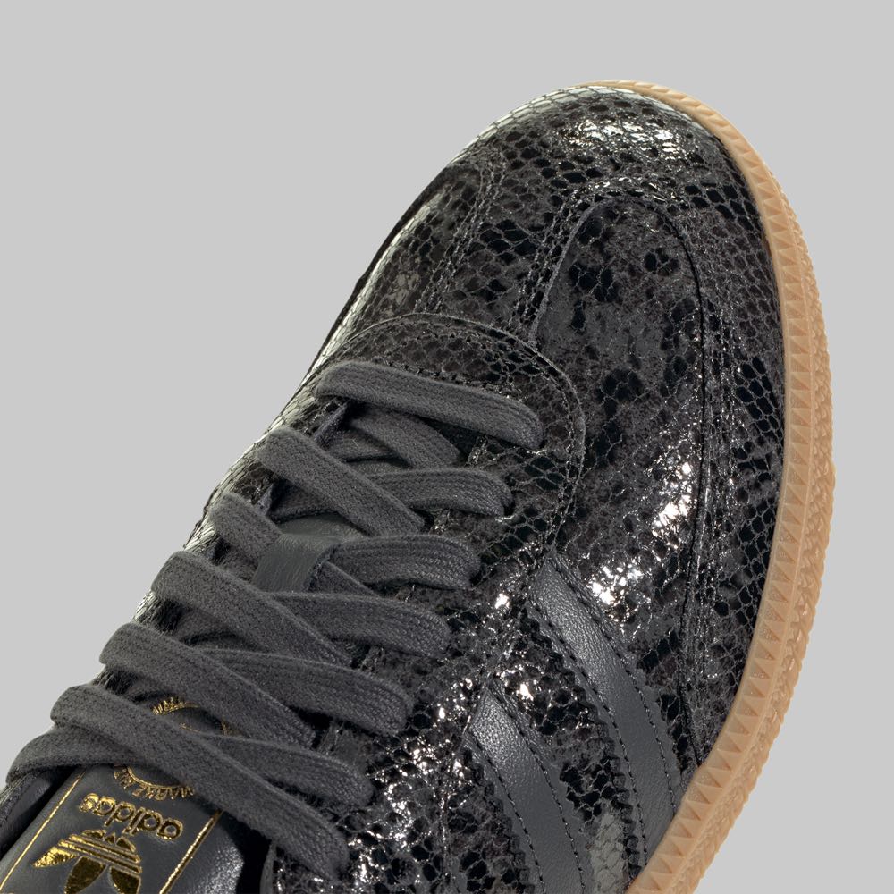 Tenis adidas Samba OG Animal Print Mujer Color Negro/Cafe