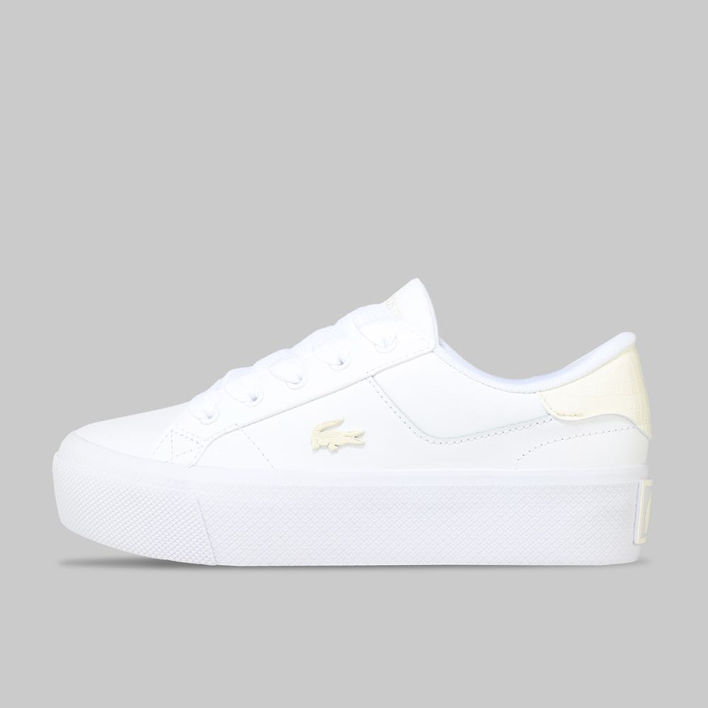 Outfit Lacoste Blanco Con Rosa Polo Lacoste Chemise Col Bord-Cotes