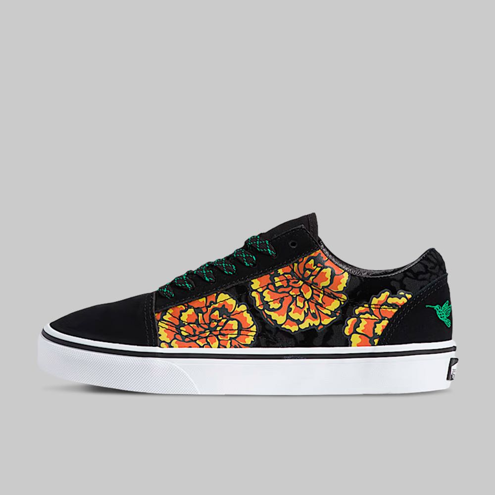 Tenis Vans Old Skool Dia De Muertos Mujer