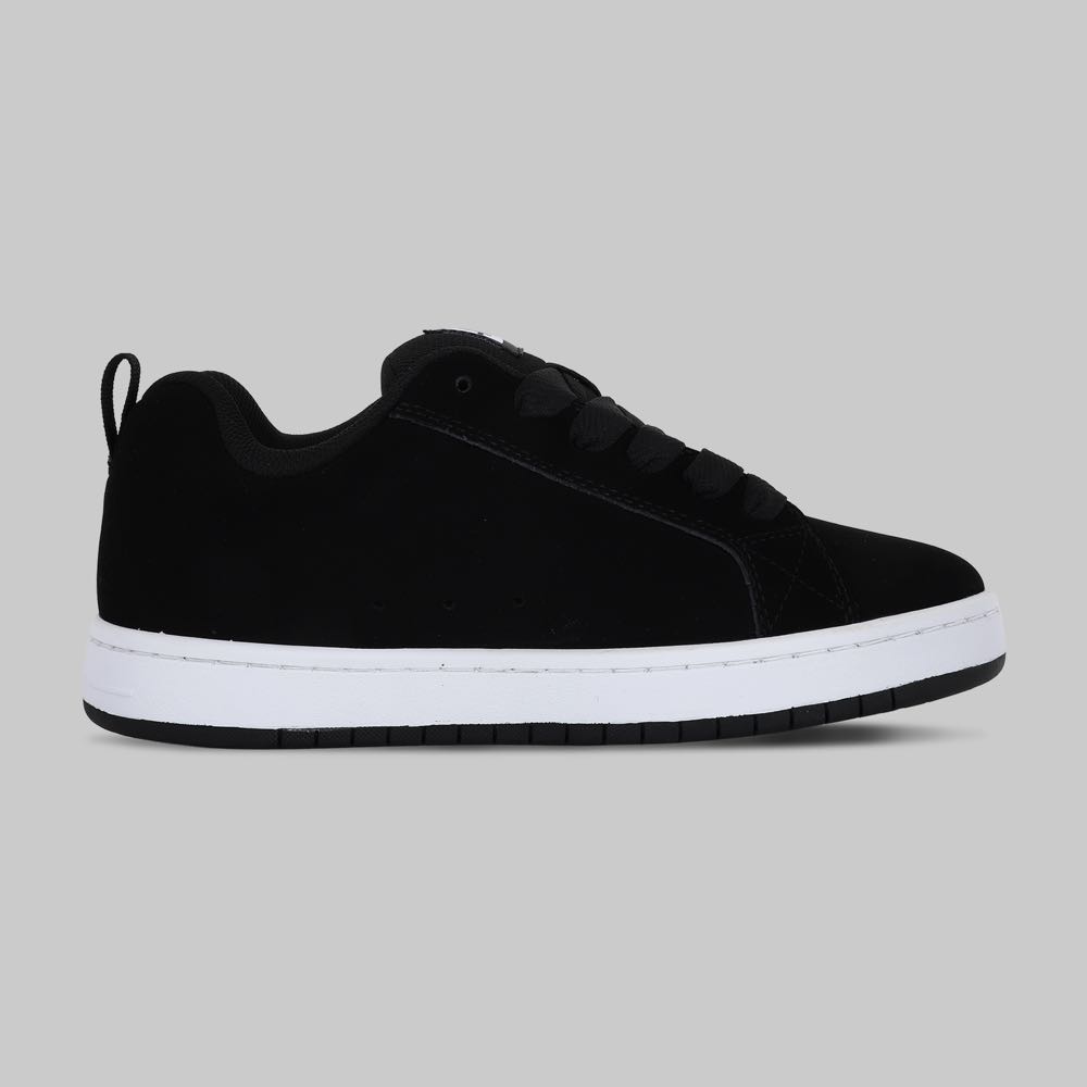Tenis DC Court Graffik Hombre Color Negro/Blanco