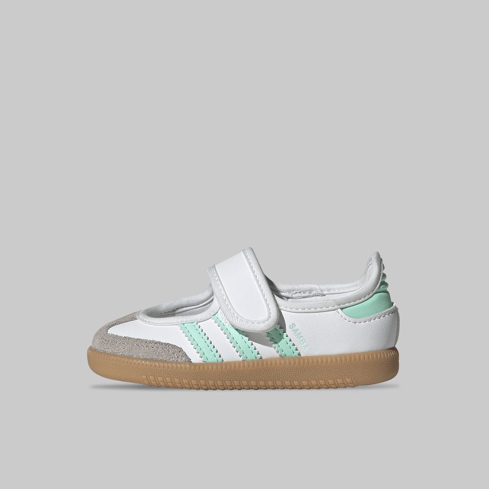 adidas gazelle silver green womens Adidas - Samba LT Sneaker in Semi Blue Burst & Cloud White