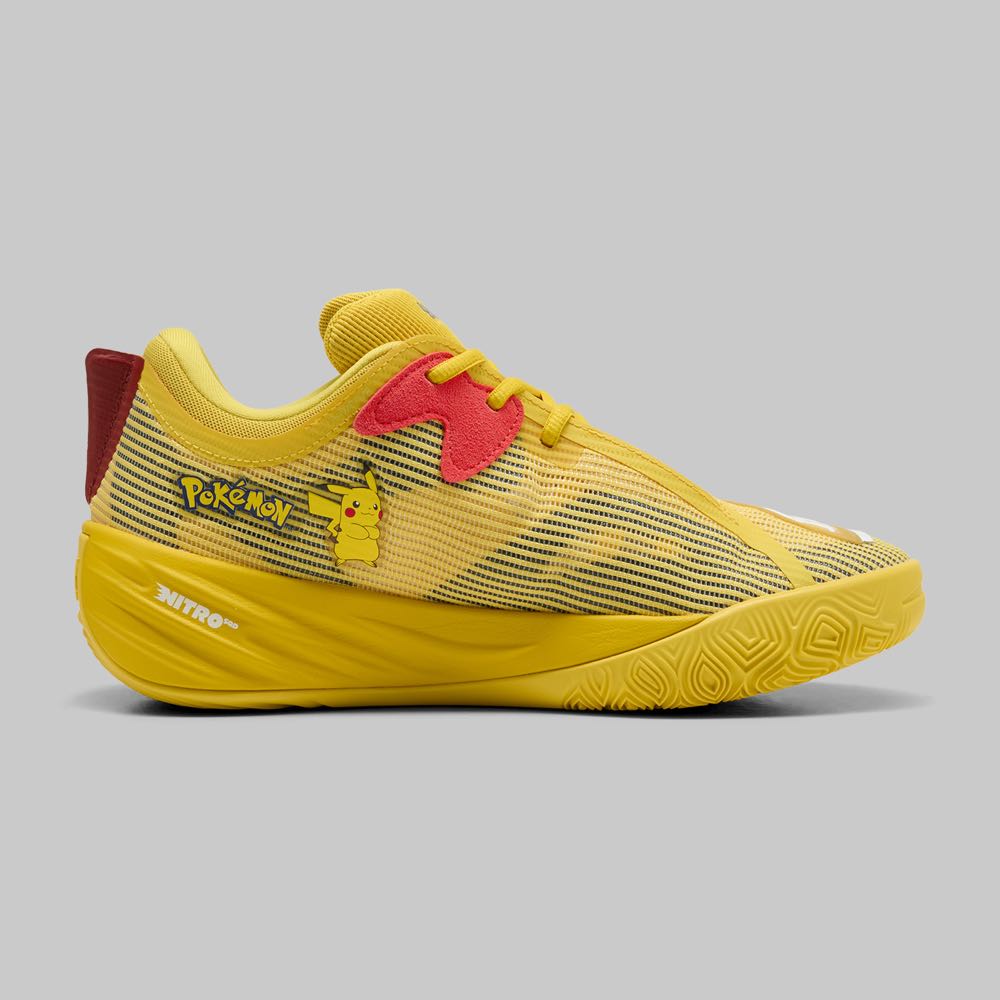 Tenis Puma All-Pro NITRO 2 x Pokemon Hombre Color Amarillo/Negro