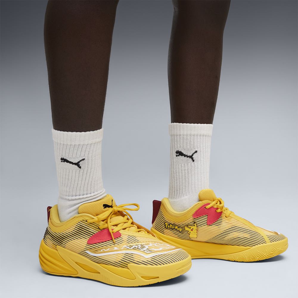 プリング　Pokemon×Puma All-Pro Nitro 2 Tenis Puma All-Pro NITRO 2 x Pokemon Hombre Color Amarillo/Negro