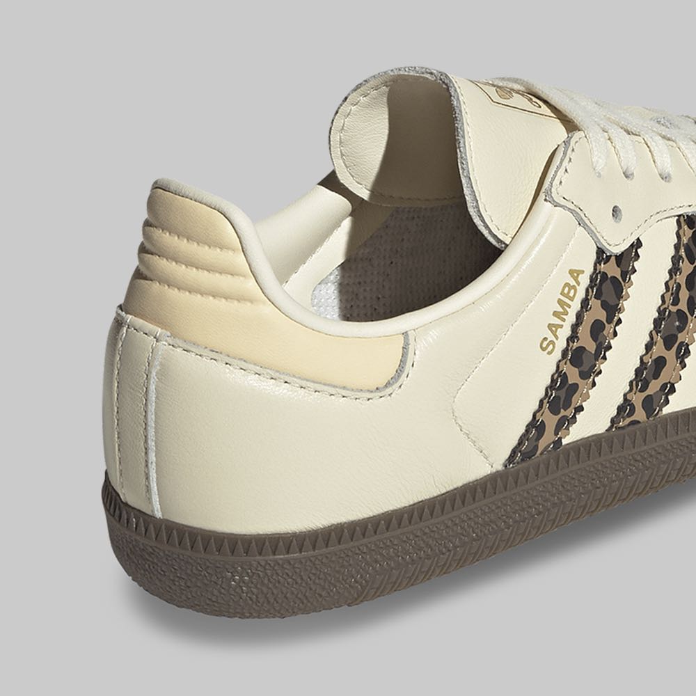 adidas gazelle silver green womens Adidas Samba 'Leopard Print'