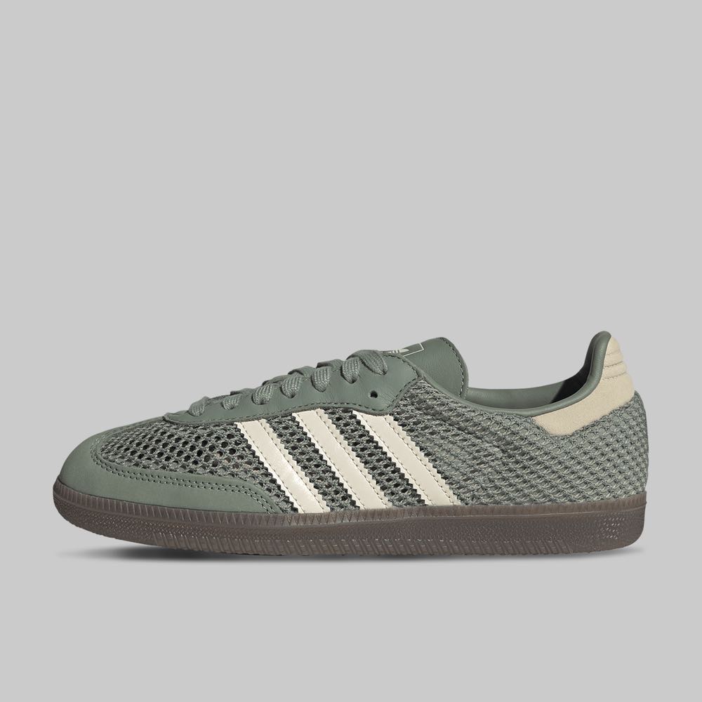 Tenis adidas Samba OG Mujer Color Verde/Beige