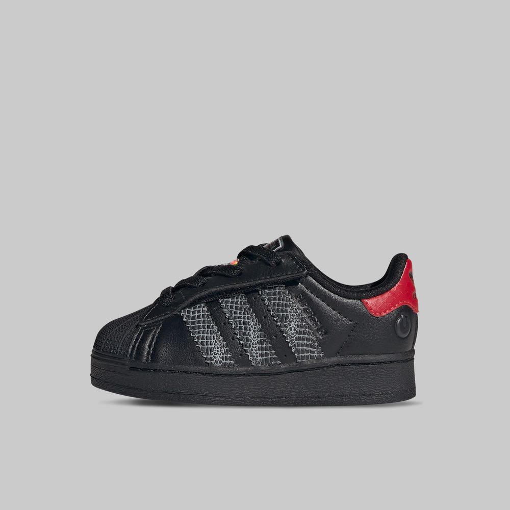 Tenis adidas Superstar LED Bebe Color Negro/Negro