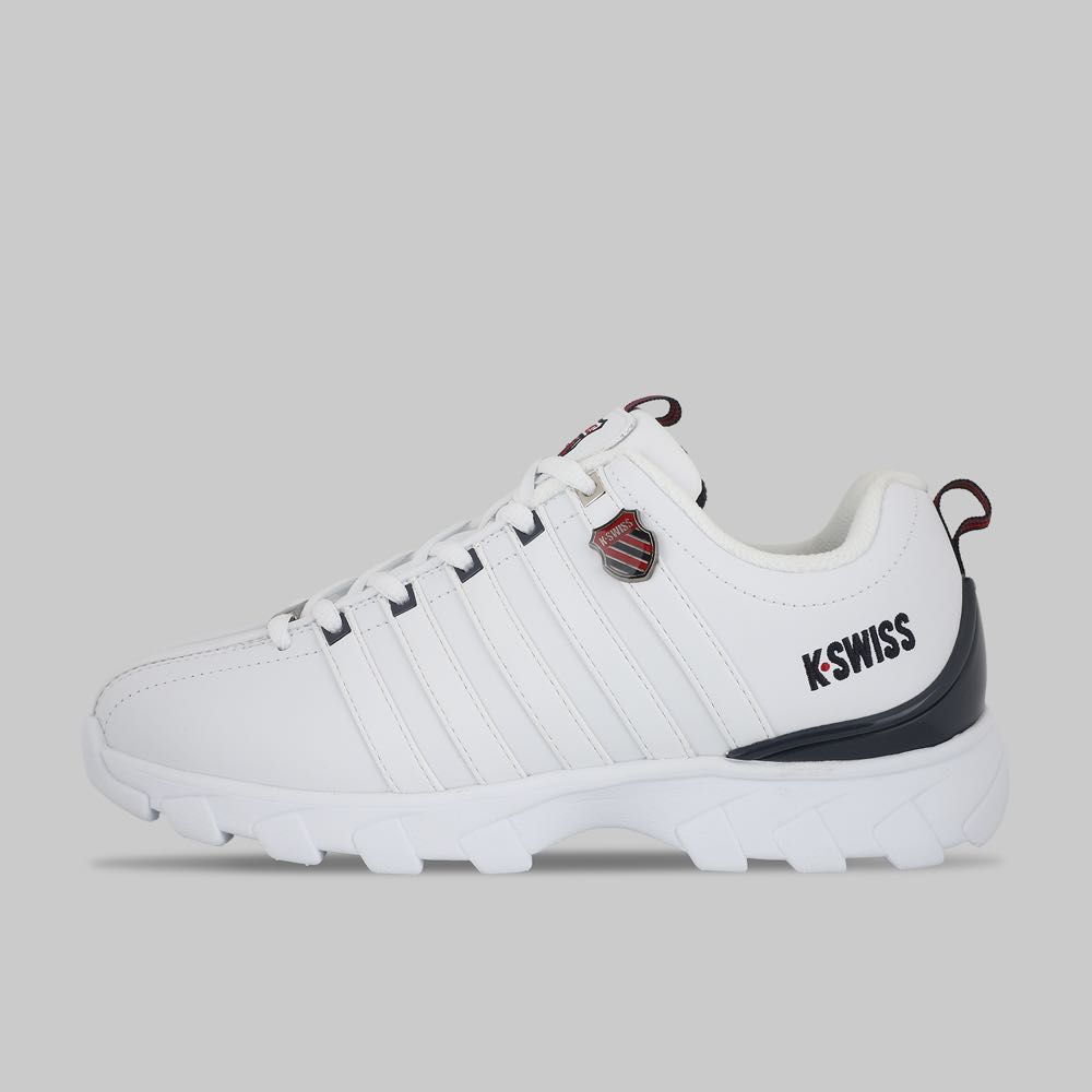 Tenis K-Swiss Haxby Hombre Color Blanco/Blanco