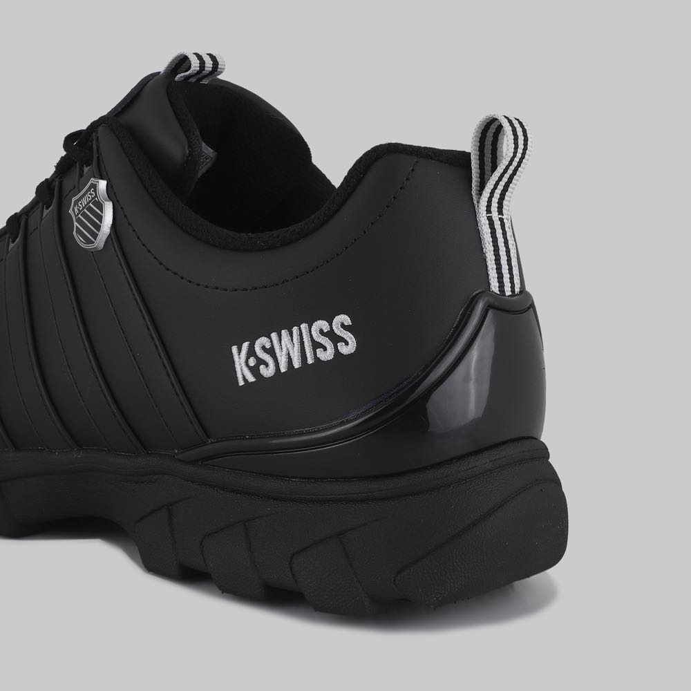 キングエース55 va121-3 60Hz Tenis K-Swiss Haxby Hombre Color Negro/Negro