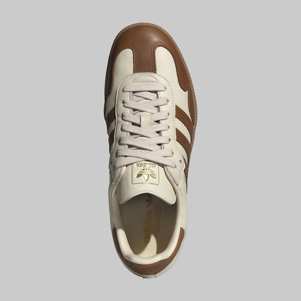 Tenis adidas Samba OG Mujer Color Blanco/Cafe