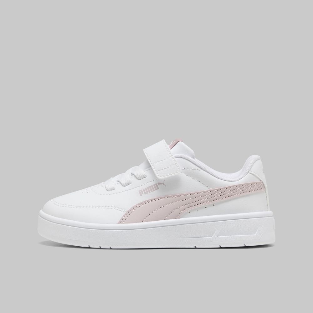 Tenis Puma Court Classic Clean Niño
