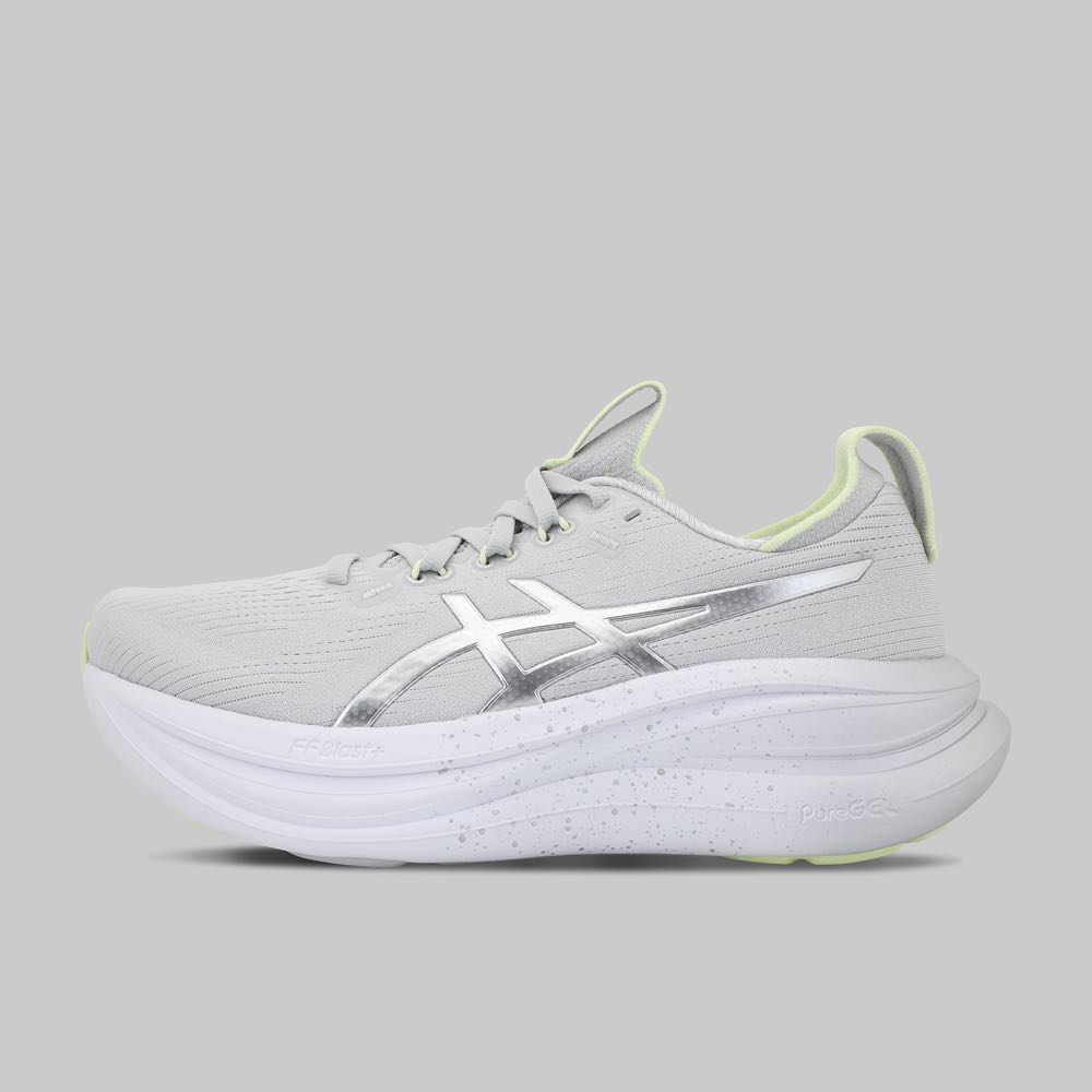 Tenis Asics Gel-Nimbus 28 Platinum Mujer
