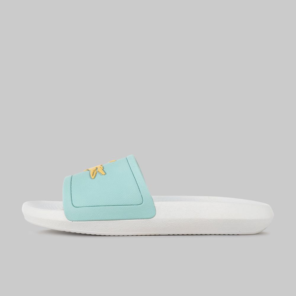 Sandalias Lacoste Croco Slide Mujer