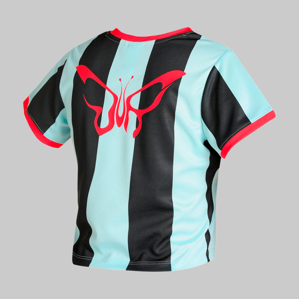 Playera Puma X Dua Lipa Striped Slim Muj