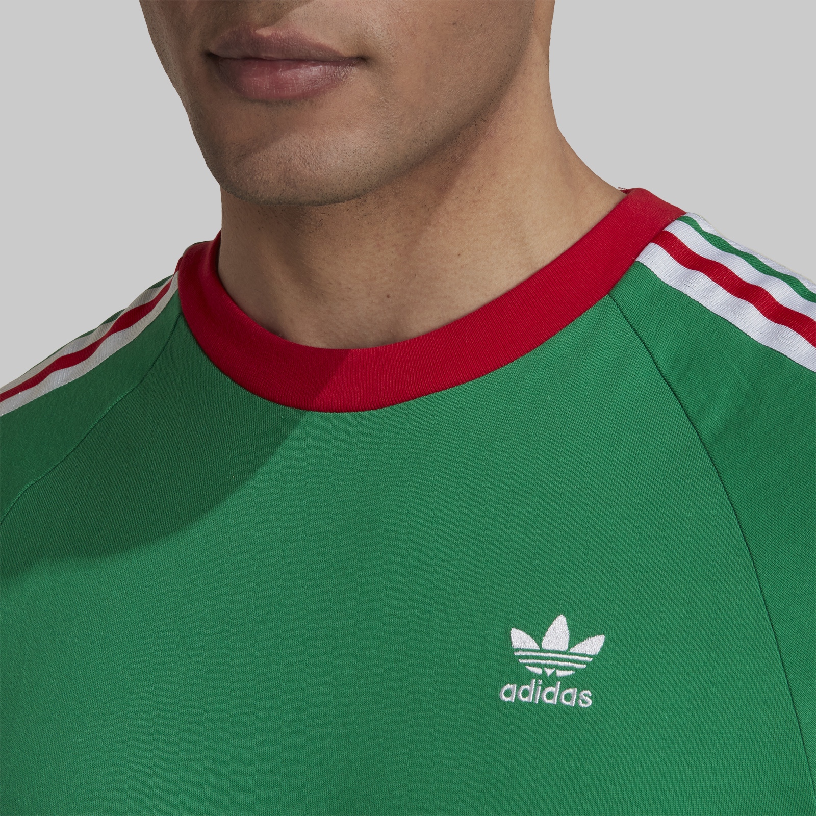 Playera adidas Stripes México Flagspack Hombre - Main Image