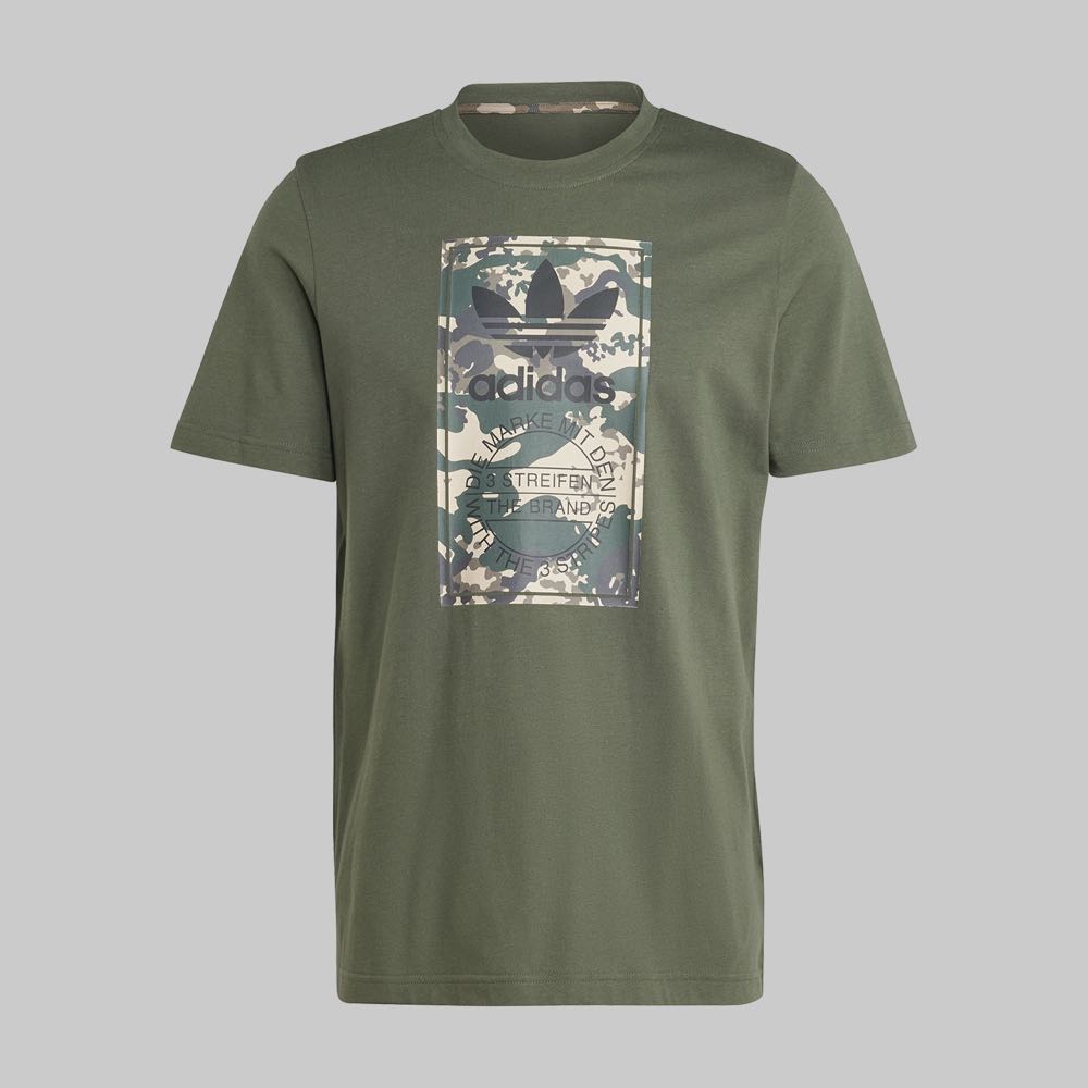 Playera adidas Camo Tongue Label Hombre
