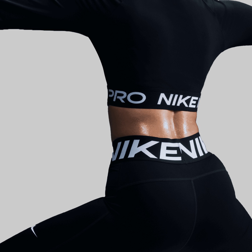 Leggings Nike Pro Sculpt Mujer Color Negro/Blanco