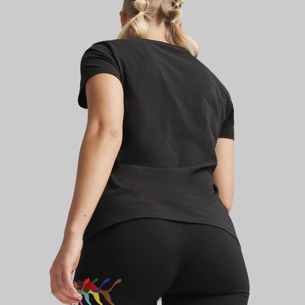 Camiseta Puma Love Marathon Graphic Para Mujer - Negro ¡Edición Especial!