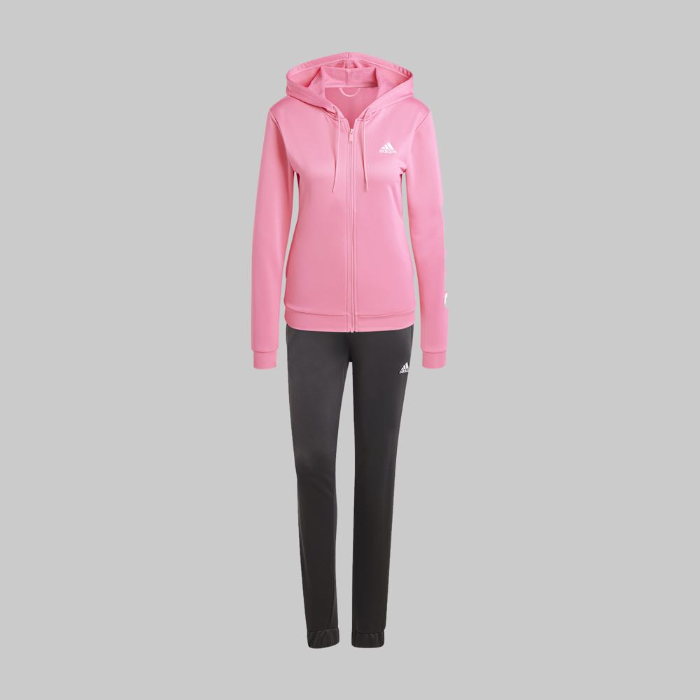 Conjunto adidas Lineal Mujer Color Rosa/Negro