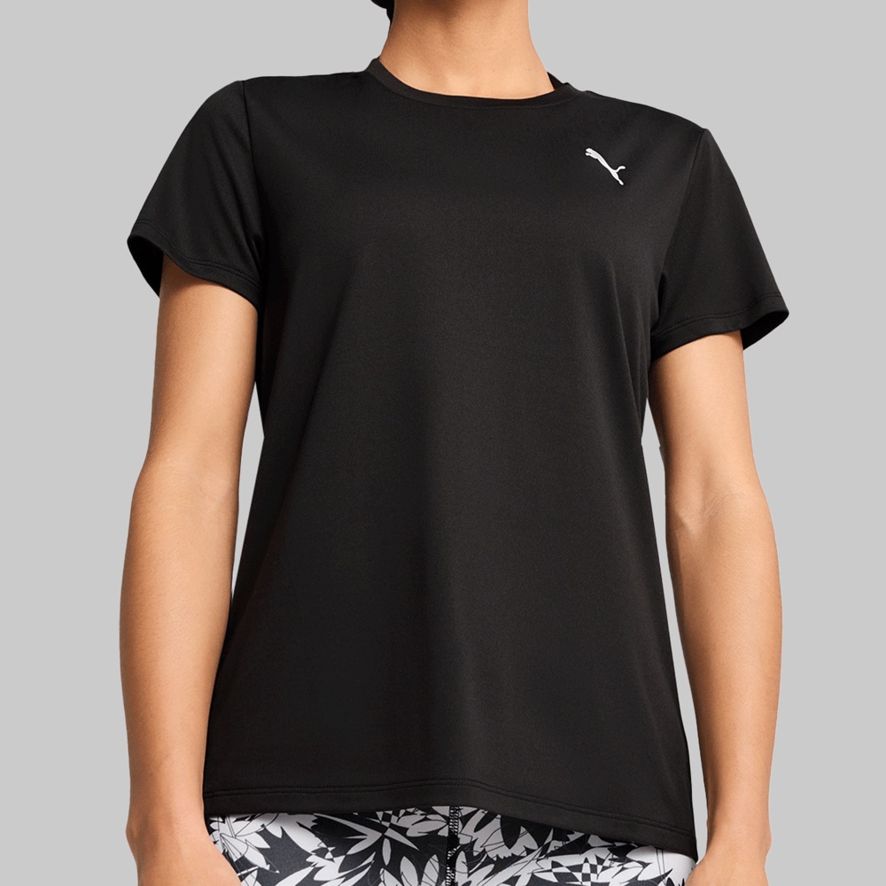 Playera Puma Train All Day Essentials Mujer Color Negro/Negro