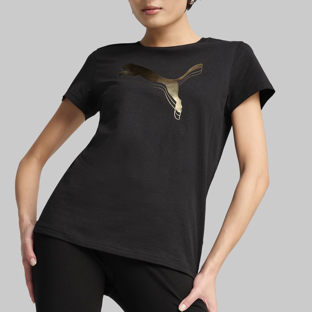 Playera Puma Essentials Metallic Mujer