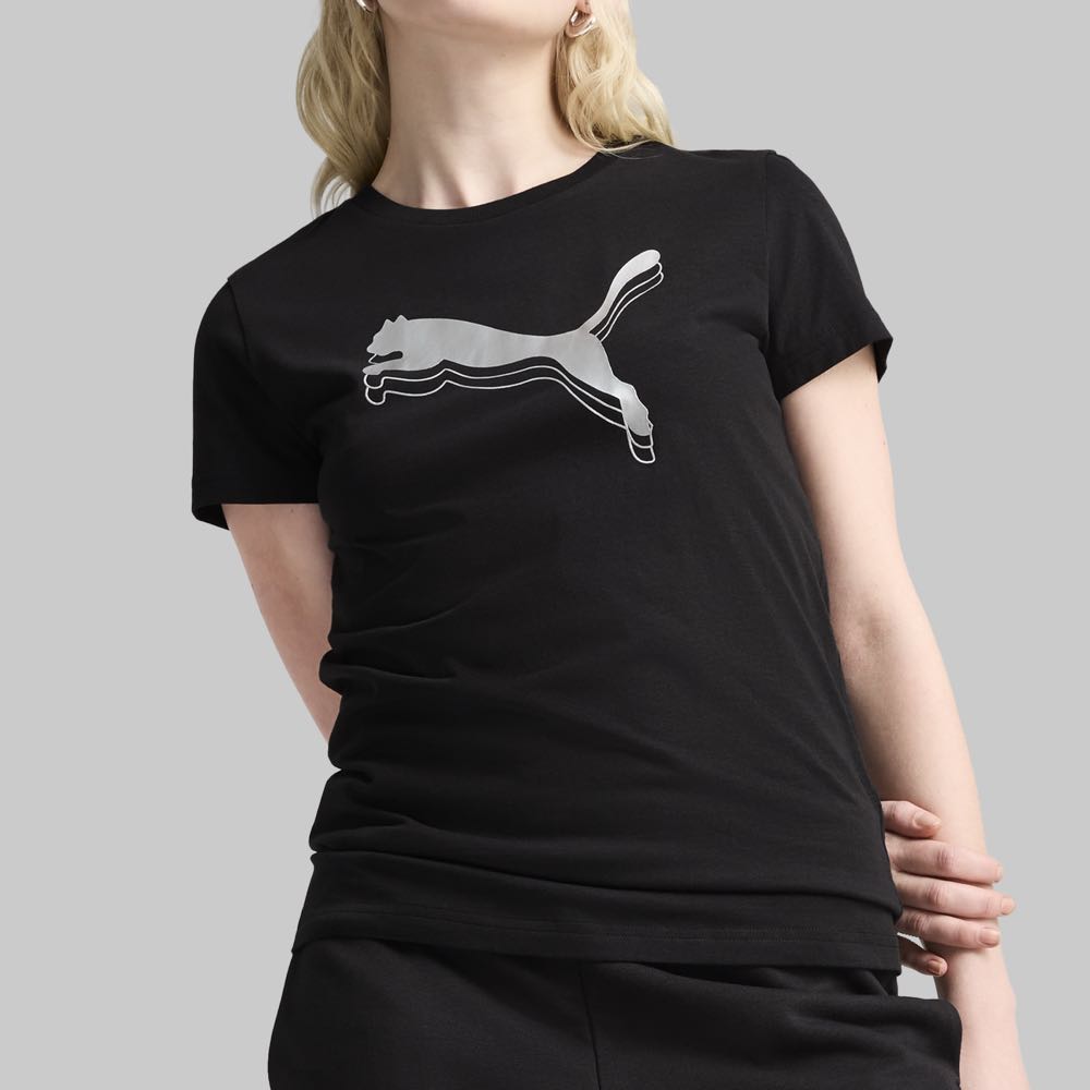 Playera Puma Essentials Metallic Mujer
