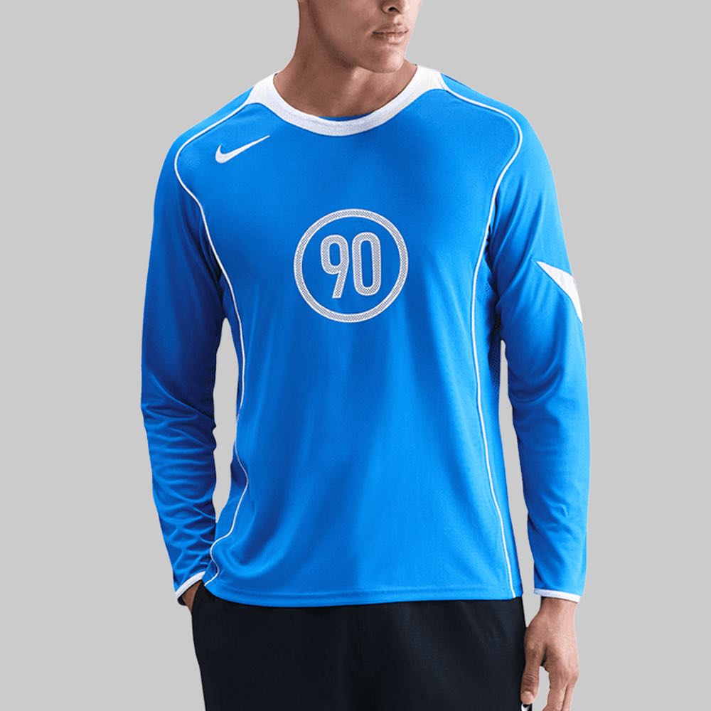 Playera Nike Total 90 Hombre Azul