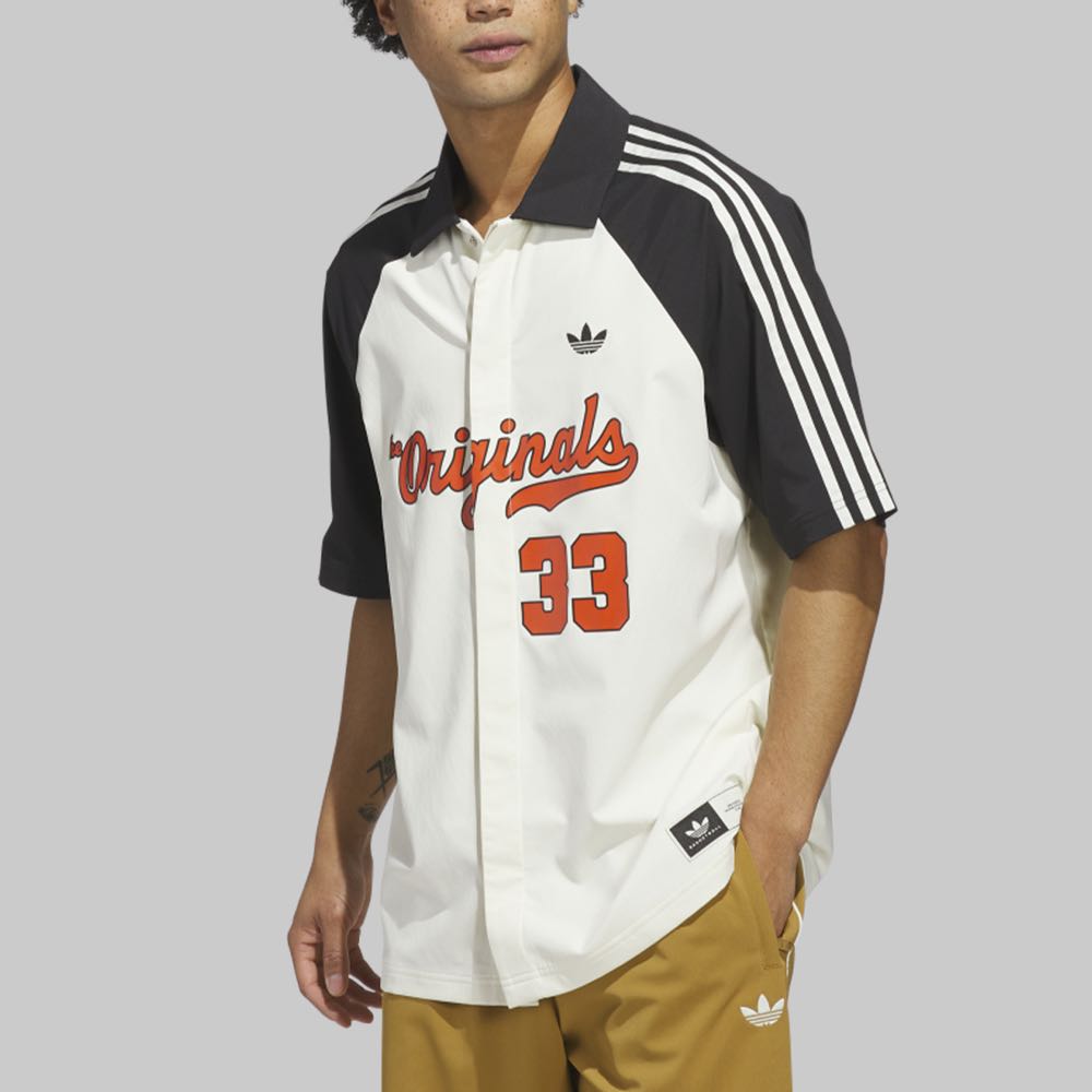 Camisa adidas Originals Hombre Color Beige/Negro
