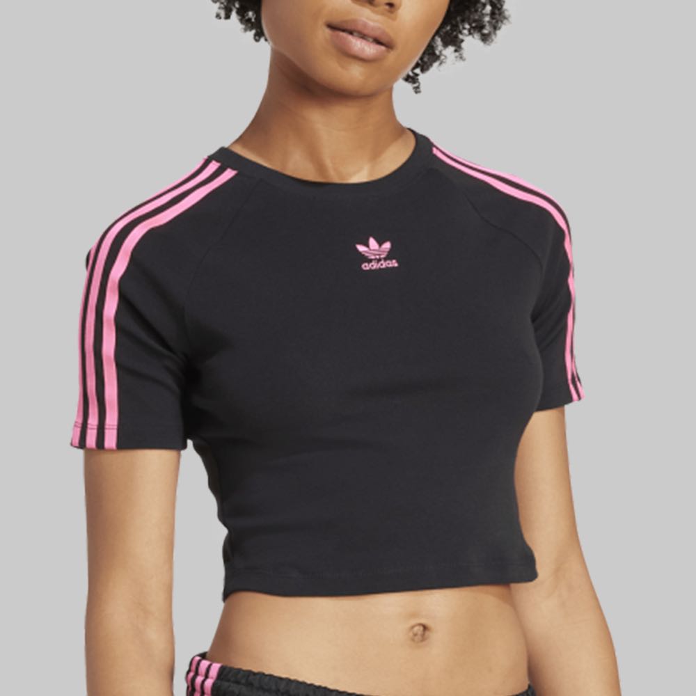 Playera adidas 3 Rayas Baby Mujer