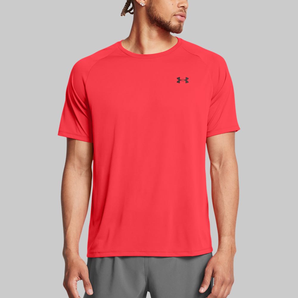 Playera Under Armour Tech 2.0 Hombre Color Rojo/Negro