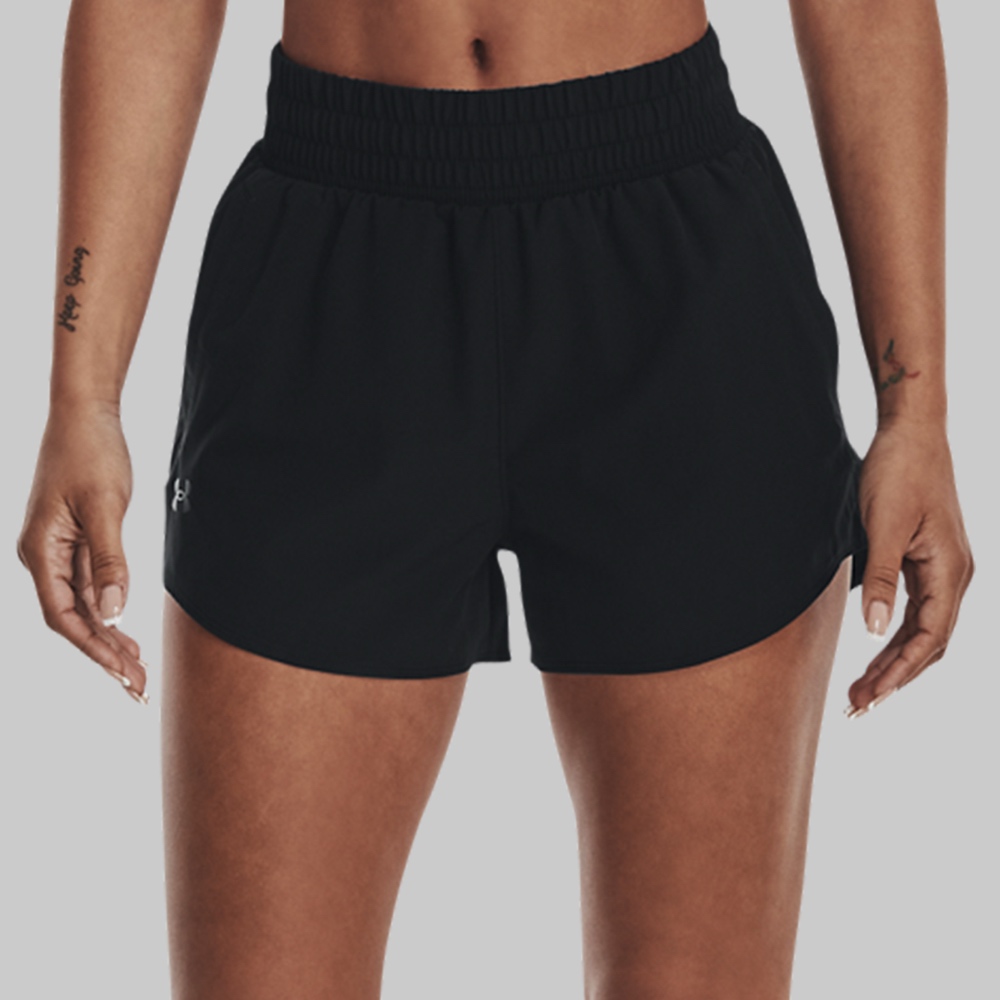 Short Under Armour Flex Woven Mujer Color Negro/Negro