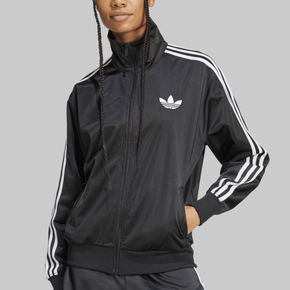 Chamarra adidas Adicolor Classic Firebird Mujer Color Negro/Blanco