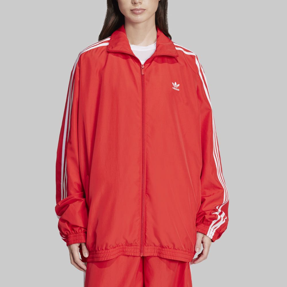 Chamarra adidas Adilenium Season Mujer Color Rojo/Blanco