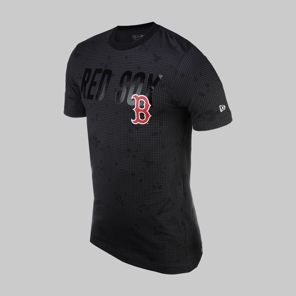 Playera New Era Boston Red Sox MLB Hombre Color Negro/Negro