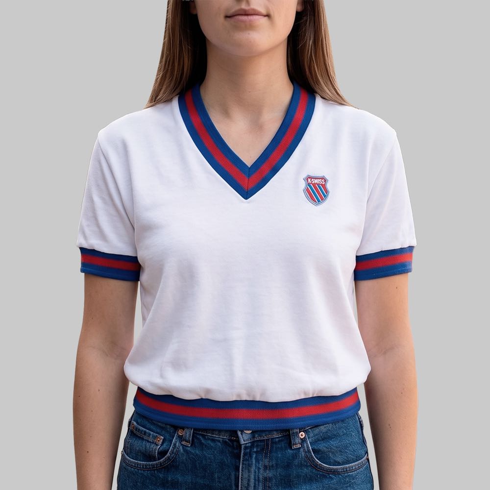 Playera K-Swiss Logo Mujer