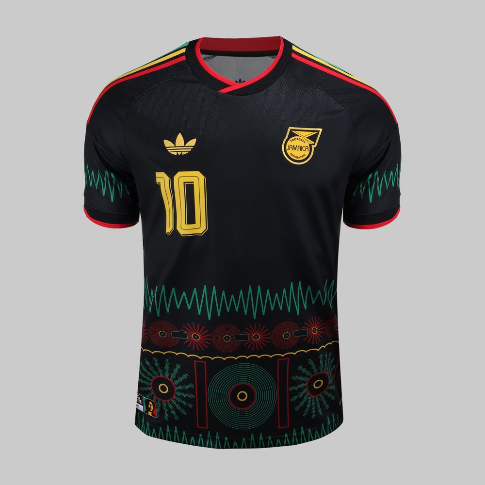 Jersey adidas Jamaica 2026 Bob Marley Mundial 10 Hombre