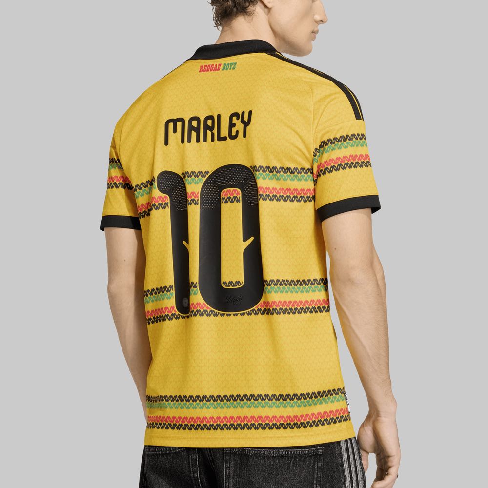 Jersey adidas Jamaica Mundial 2026 Bob Marley 10 Hombre