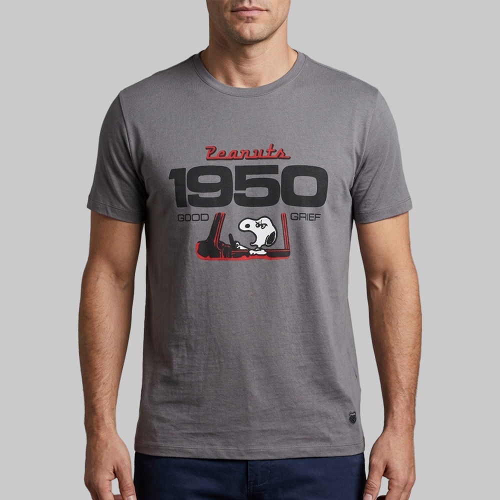 Playera K-Swiss Snoopy Hombre