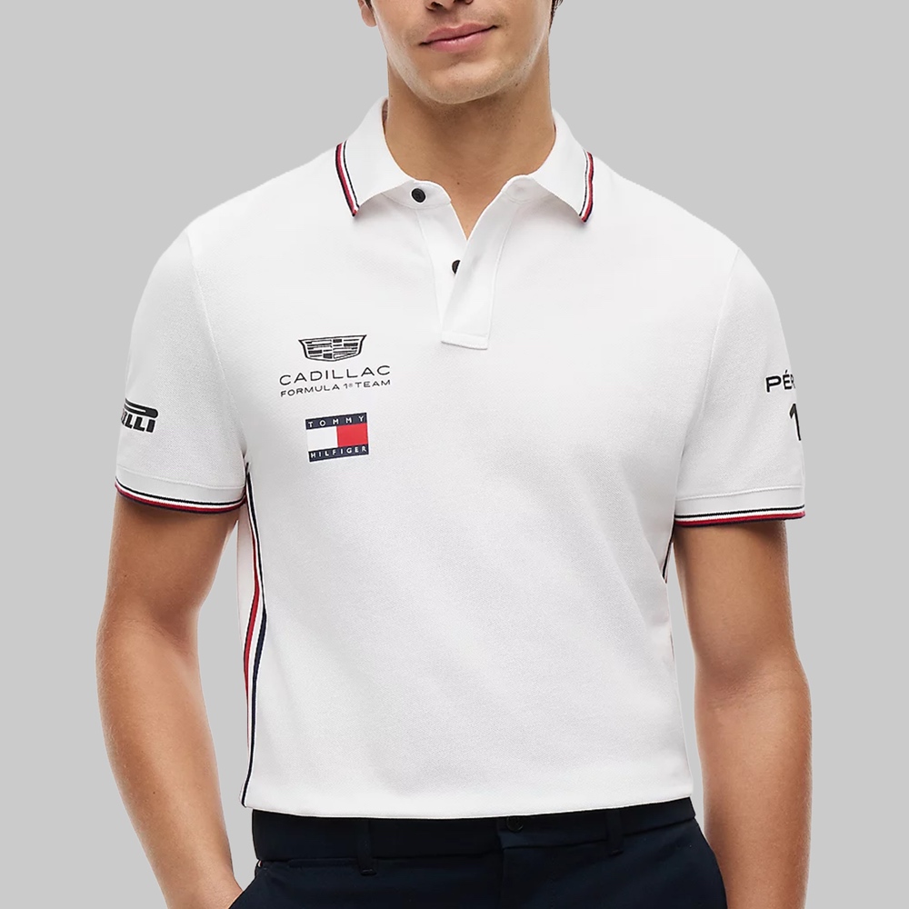 Polo Tommy Hilfiger Cadillac Fórmula 1 Checo Pérez 11 Hombre