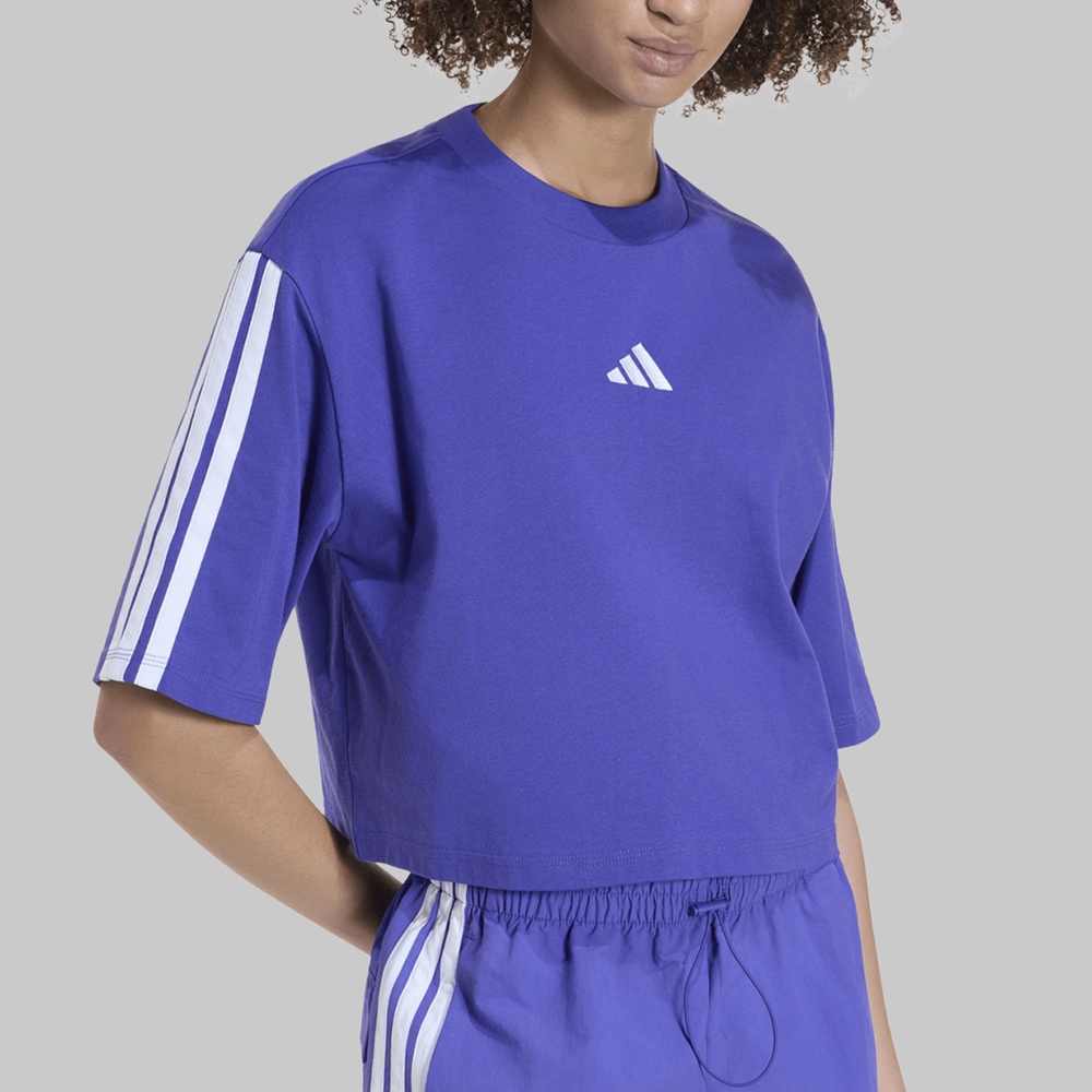 Playera adidas Essentials 3 Franjas Mujer