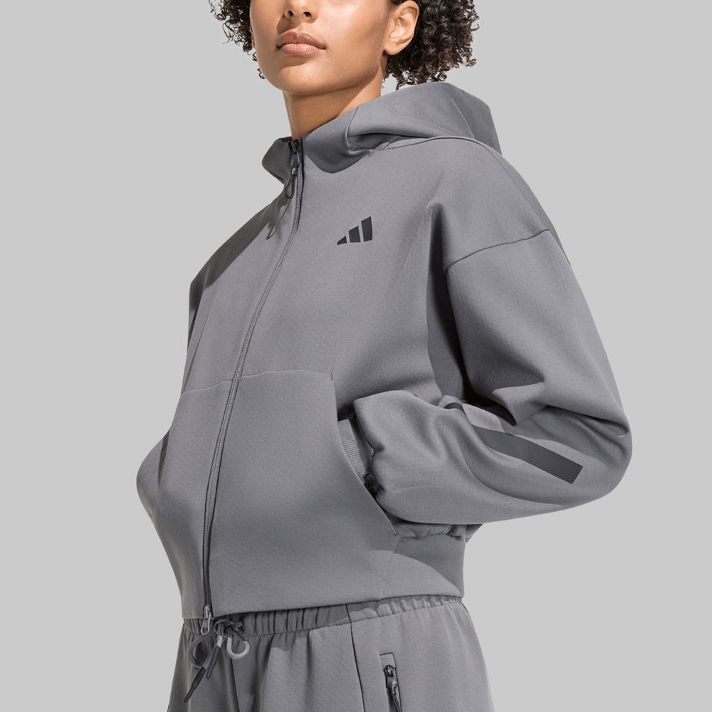 Chamarra adidas Z.N.E Cropped Full Zip Mujer