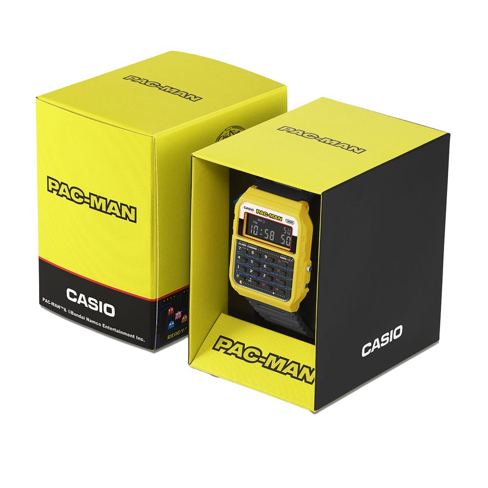 Reloj Casio Pac-Man CA-53WPC-1BCR Color Negro/Amarillo